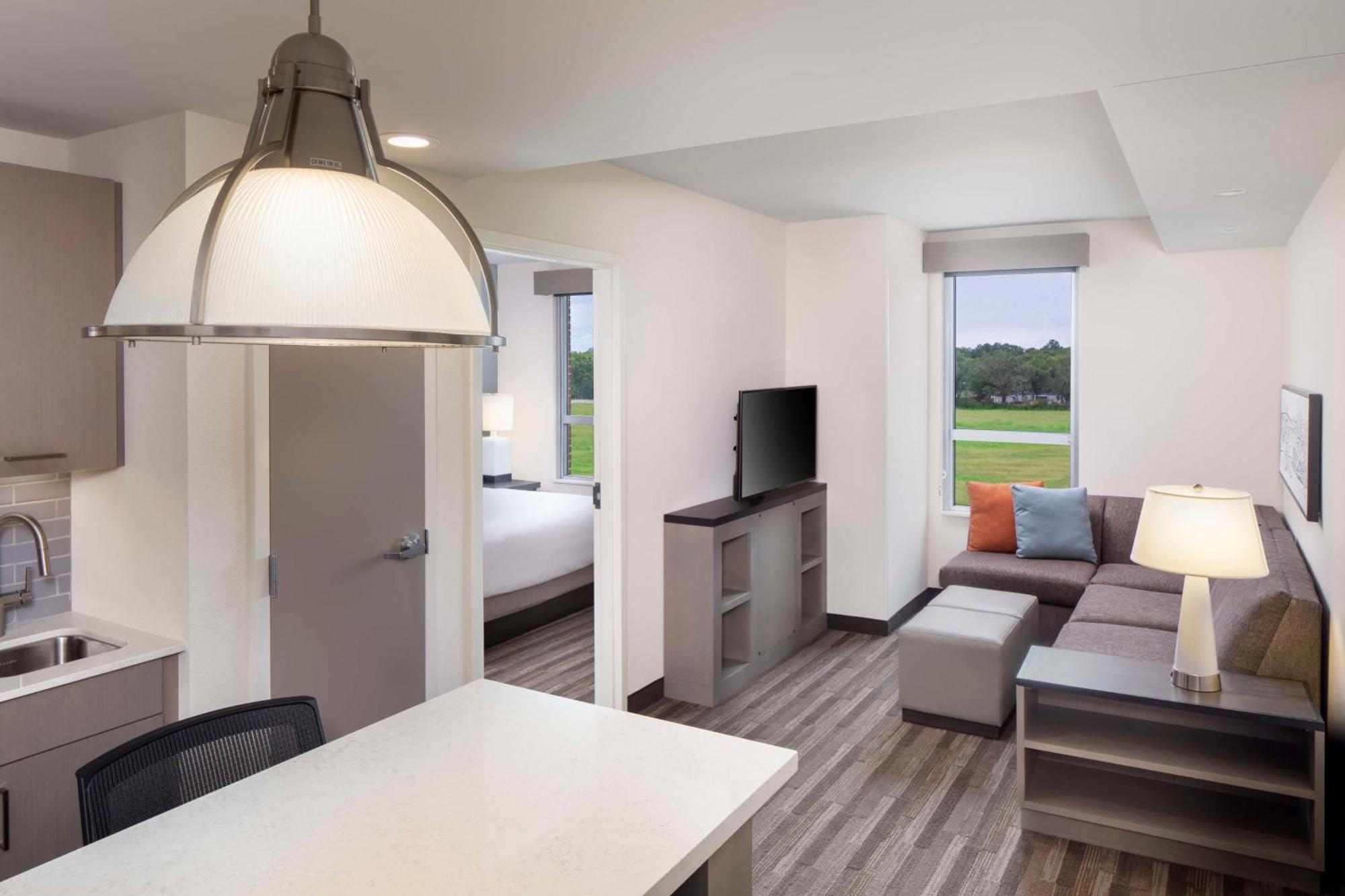 One-Bedroom King Suite Sofa Bed Kitchen